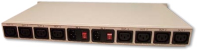 IP Power 9258DS 1U rackmount - rear connectors