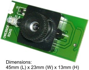 Miniature camera can be placed up to 50cm from the main PCB